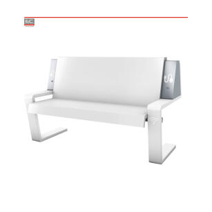 SEEDiA Invention  - Ekologiczna ławka solarna, ładowarka USB, Wi-Fi - SEEDiA