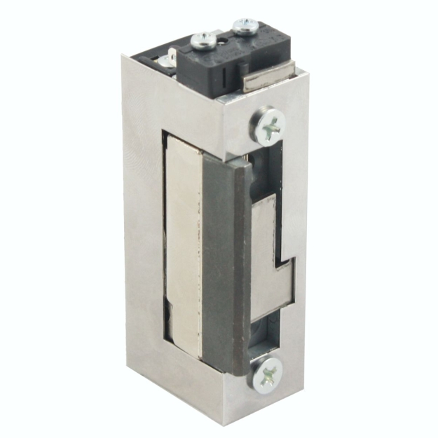 ES1-001KZ - Elektrozaczep 12V AC/DC standard z kontrolą zamknięcia - Biratronik | ES1-001KZ