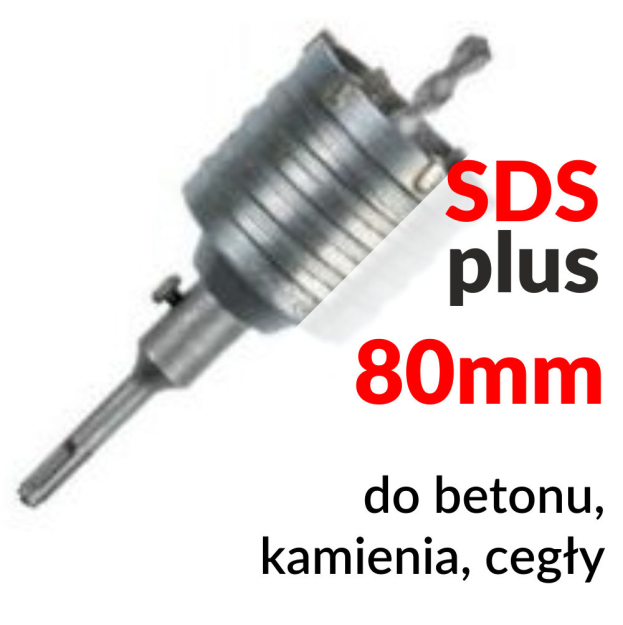 AB72208200 - Otwornica SDS-Plus 80 mm - Abraboro