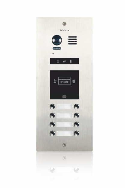 S1508A - Panel bramowy DUO wielorodzinny z kamerą i czytnikiem RFID 125kHz - Vidos | S1508A