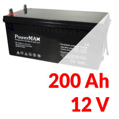 PM 122000 - Akumulator PowerMAX 200Ah 12V - MaxBat | PM 122000