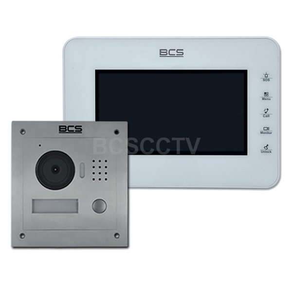 BCS-VDIP6 - Zestaw wideodomofonowy IP o rozszerzonej funkcjonalności, jednorodzinny - BCS | BCS-VDIP6