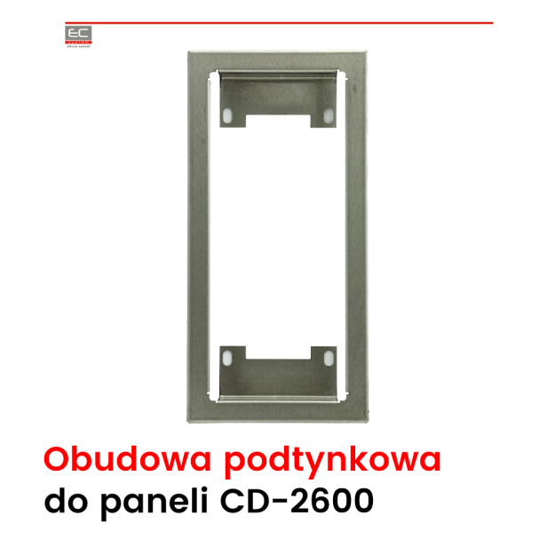 RAX-1-1 - Obudowa podtynkowa ze stali nierdzewnej - LASKOMEX | RAX-1-1