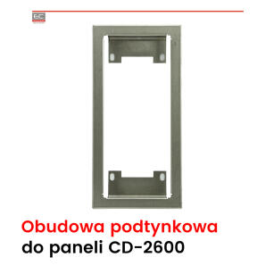 RAX-1-1 - Obudowa podtynkowa ze stali nierdzewnej - LASKOMEX | RAX-1-1