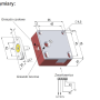 EZS-S - Zamek szafkowy z sygnalizacją otwarcia drzwiczek 12V AC/DC MAXBAT | EZS-S