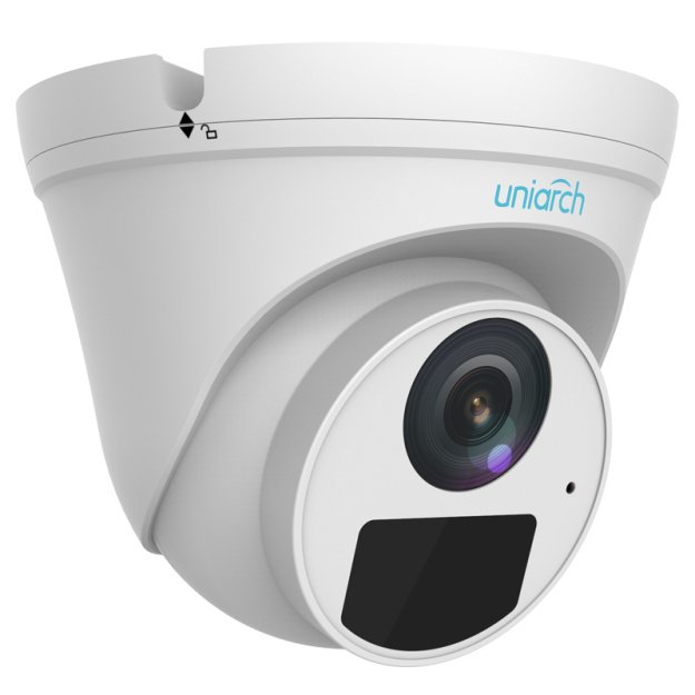 IPC-T125-APF28 - Kamera kopułkowa IP, 5Mpx, 2.8mm, IR30m, Mikrofon - Uniarch By Uniview | IPC-T125-APF28