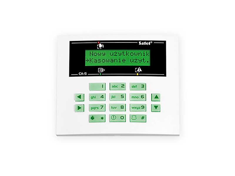 CA-5 KLCD-S - Manipulator LCD do centrali alarmowej CA-5 - SATEL | CA-5 KLCD-S
