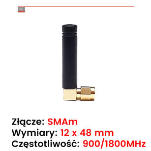 AT-GSM-MINI90 - Antena GSM (zastępuje AT-GSM-90/180) - Ropam | AT-GSM-MINI90