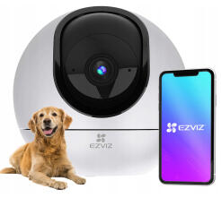 C6 - Kamera obrotowa WiFi, 4Mpx, IR10m, AI Pet Detection, Starlight - EZVIZ | 6941545608303