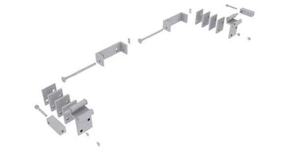 KA-TW-BS041-VSI - Zestaw konsol skrzydłowych - D+H | KA-TW-BS041-VSI