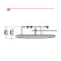BCS-P-A151 - Adapter montażowy, sufitowy, wpuszczany, do kamer serii  POINT - BCS POINT - 6
