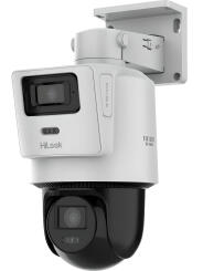 PTZ-D4 - Kamera obrotowa IP TandemVu 4Mpx+4Mpx, 2.8mm + 8mm, Smart Hybrid Light - HiLook By Hikvision | PTZ-D4