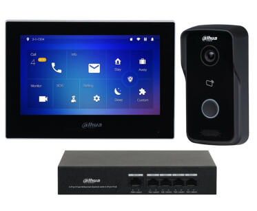 KTP03 - Wideodomofon IP 1-rodzinny, HD, PoE, Villa - Dahua | 6923172532640