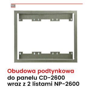 WYCOFANY - RAX-3-3H - Pozioma obudowa podtynkowa, trzysegmentowa - LASKOMEX