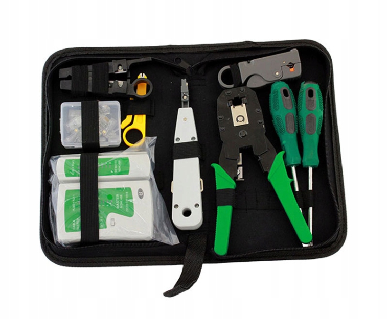 AT-85B - Zestaw narzędzi instalatora w materiałowym etui