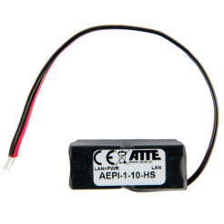 AEPI-1-10-HS - Adapter zasilania / Injector PoE, 1x 10/100Mbps, 52V, 40W - Atte | 5902143690092