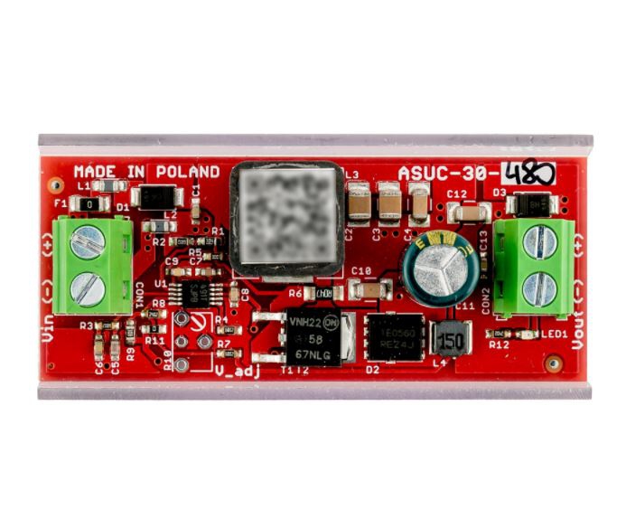 ASUC-30-480-OF - Przetwornica podnosząca napięcie do 48V - Atte | 5902143690740