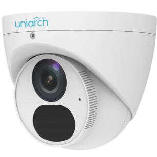 IPC-T1E8-AF28K - Kamera kopułkowa IP, 8Mpx, 2.8mm, IR30m, Mikrofon, Easystar - Uniarch by Uniview | IPC-T1E8-AF28K