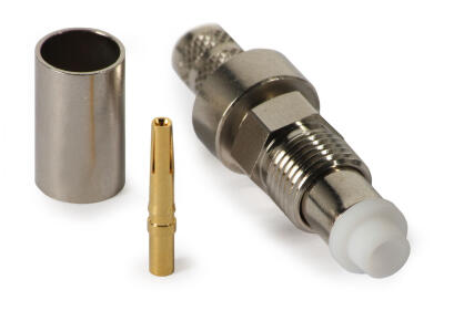 Gniazdo zaciskane FME do 6 GHz na przewód Tri-Lan 240