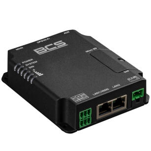 BCS-R4GDS-1W1L-P-W- Router przemysłowy LTE DUAL SIM 4G/3G, 2x 10/100Mbps, 2x slot SIM, PoE, WiFi - BCS | 5904890705395