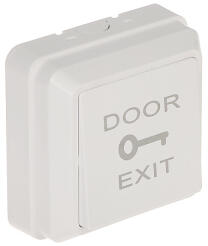 PW-1B - Przycisk wyjścia z napisem "DOOR EXIT", wykonany z tworzywa sztucznego - ALIQUAM