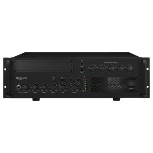 PA-5480 - Wzmacniacz miksujący PA mono 5-strefowy, 480W RMS - MONACOR | PA-5480
