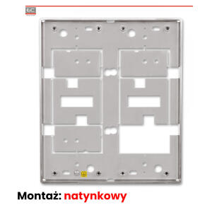 CDN-P-S2 NT - Podwójna ramka natynkowa, stal nierdzewna - ACO | CDN-P-S2 NT