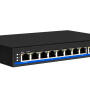 NX-S1100P-8F2F - Switch PoE 8+2 10/100Mbps, 1x HiPoE, 120W - NIXAR | 5904035373137