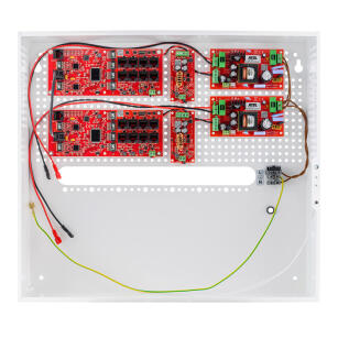 IPUPS‑16‑20‑H - Zestaw buforowy do 16 kamer IP, switch PoE z zasilaczem w obudowie - ATTE | 5902143690375