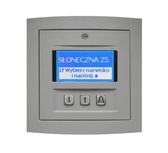 OP-EL-P - Moduł elektronicznej listy lokatorów, kolor popiel - Elfon | 5905668418929