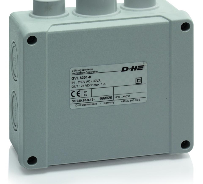GVL 8401-K-RC V2 - Kompaktowa centrala przewietrzania 1A - D+H | GVL 8401-K-RC V2