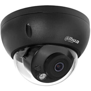 IPC-HDBW3541E-AS-0280B BLACK - Kamera kopułkowa IP, 5Mpx, 2.8mm, IK10, WizSense, Starlight - Dahua | IPC-HDBW3541E-AS-0280B-BLACK