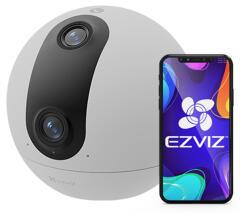 C60p Dual Mix - Kamera obrotowa Niania 2x3MPx WiFi, Dual Lens, FullHD, Mikrofon, Głośnik - EZVIZ | C60p EZVIZ