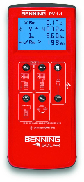 PV 1-1 - Miernik instalacji fotowoltaicznej - Benning