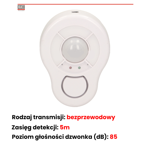 OR-MA-714 - Mini alarm sufitowy z wbud syreną 2 piloty - ORNO | OR-MA-714