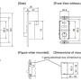 ZM-9002 - Sterownik zdalny; 4 programowalne przyciski oraz potencjometr cyfrowy - TOA
