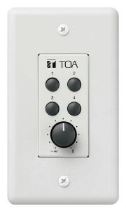 ZM-9002 - Sterownik zdalny; 4 programowalne przyciski oraz potencjometr cyfrowy - TOA | ZM-9002