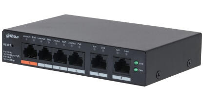 CS4006-4ET2ET-60 - Switch zarządzalny PoE, 4+2 portowy - Dahua | CS4006-4ET2ET-60