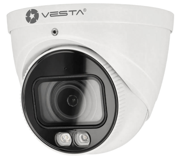 IPC-T34-AS-PV - Kamera kopułkowa IP 4Mpx, 2.8mm, Smart Dual Light 40m, Starlight, AI - VESTA | IPC-T34-AS-PV