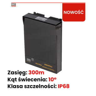 15-IL3810 - Reflektor podczerwieni, zewnętrzny, zasięg 300m, IP68