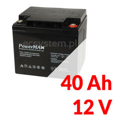 PMG 12400 - Akumulator żelowy 40Ah 12V - MaxBat | PMG 12400