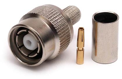 Wtyk TNC R/P zaciskany na przewód H-155, RG58