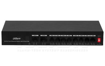PFS3010-8ET-65 - Switch PoE zarządzalny, 65W - Dahua | PFS3010-8ET-65