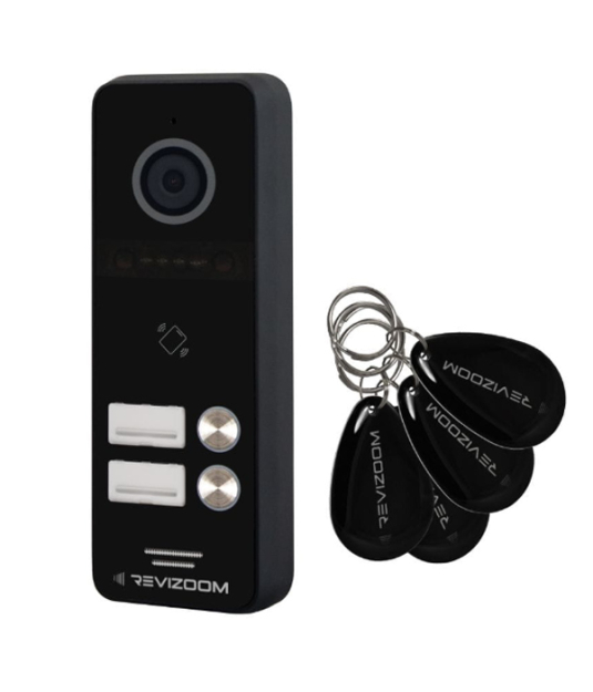 RC-421HD-C - Stacja bramowa 2-abonentowa z czytnikiem RFID do wideodomofonu, natynkowa, 2Mpx - Revizoom | RC-421HD-C