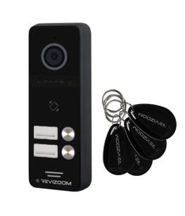 RC-421HD-C - Stacja bramowa 2-abonentowa z czytnikiem RFID do wideodomofonu, natynkowa, 2Mpx - Revizoom | RC-421HD-C
