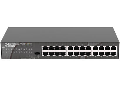 RG-ES124GD - Switch sieciowy 24x RJ45 10/100/1000Mbps, niezarządzalny - Reyee by Ruijie | RG-ES124GD