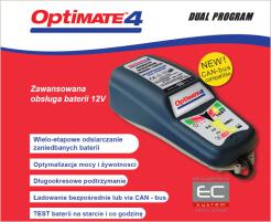 OPTIMATE 4 DUAL - Ładowarka akumulatorów 12V / 0,8 A