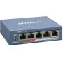 DS-3E1105P-EI - Switch PoE 4+1, Smart Management, 60W - Hikvision | 6941264052876