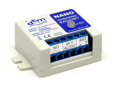 Odbiornik NANO 1 kanałowy 24V