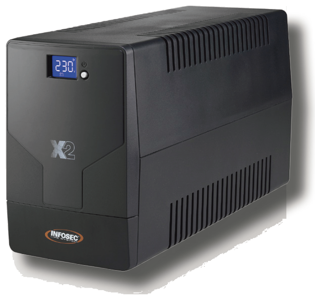 X2 LCD TOUCH 1250 - Zasilacz UPS 1250VA - Infosec